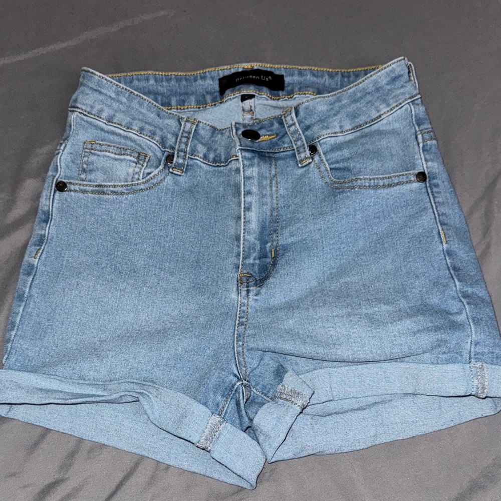 Classic Light Blue Denim Jean Shorts